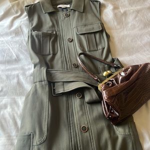 Army green dress